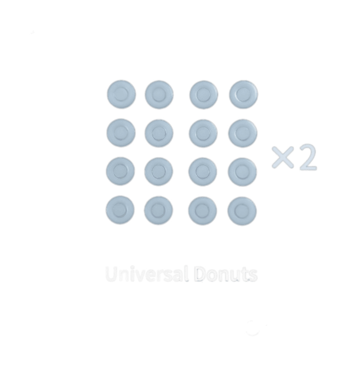 X-RayPad X-Raypad Jade Speed DIY Mouse Skates – Universal D9.5mm Donuts