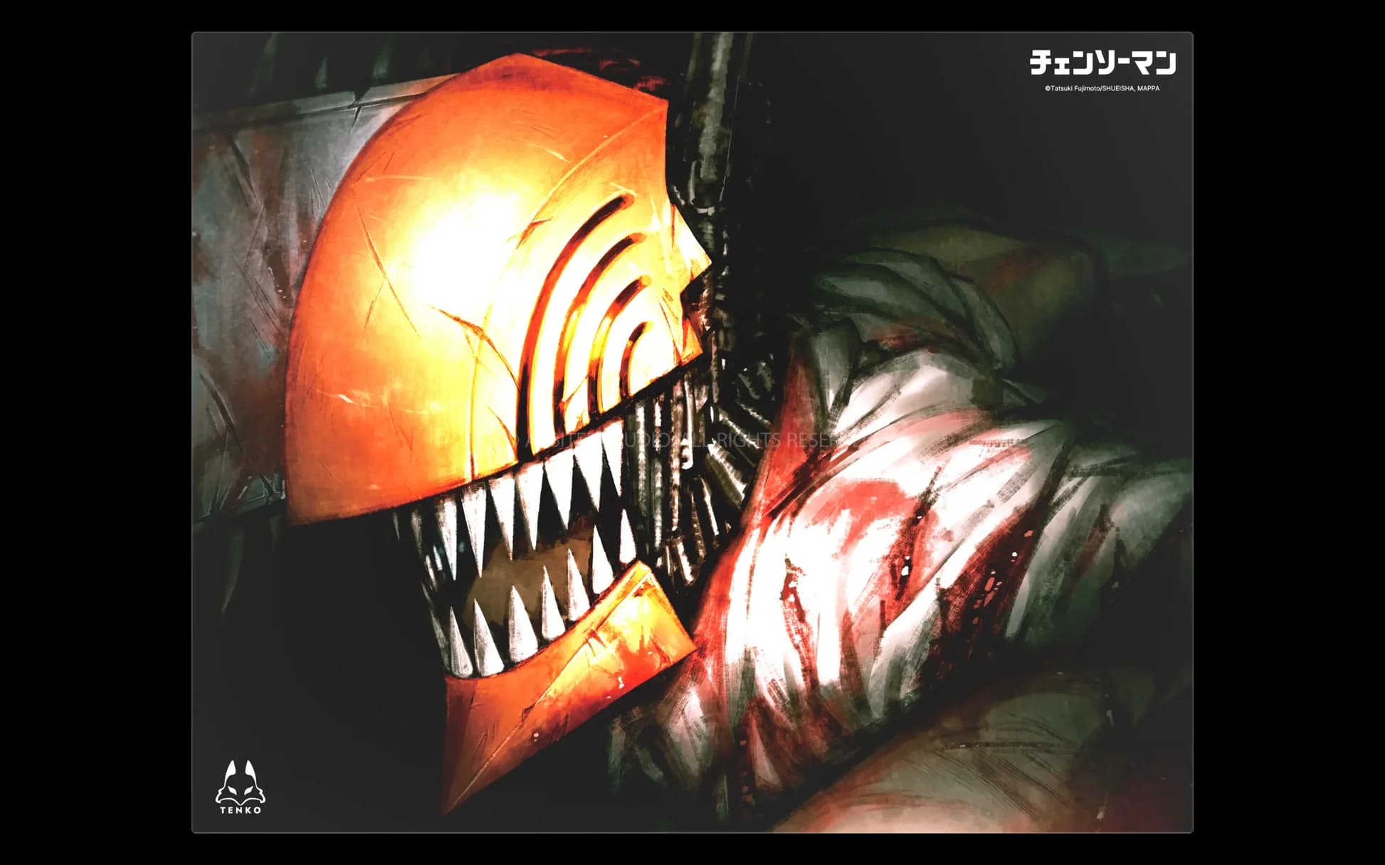 Arbiter Studio Chainsaw Man Glasspad