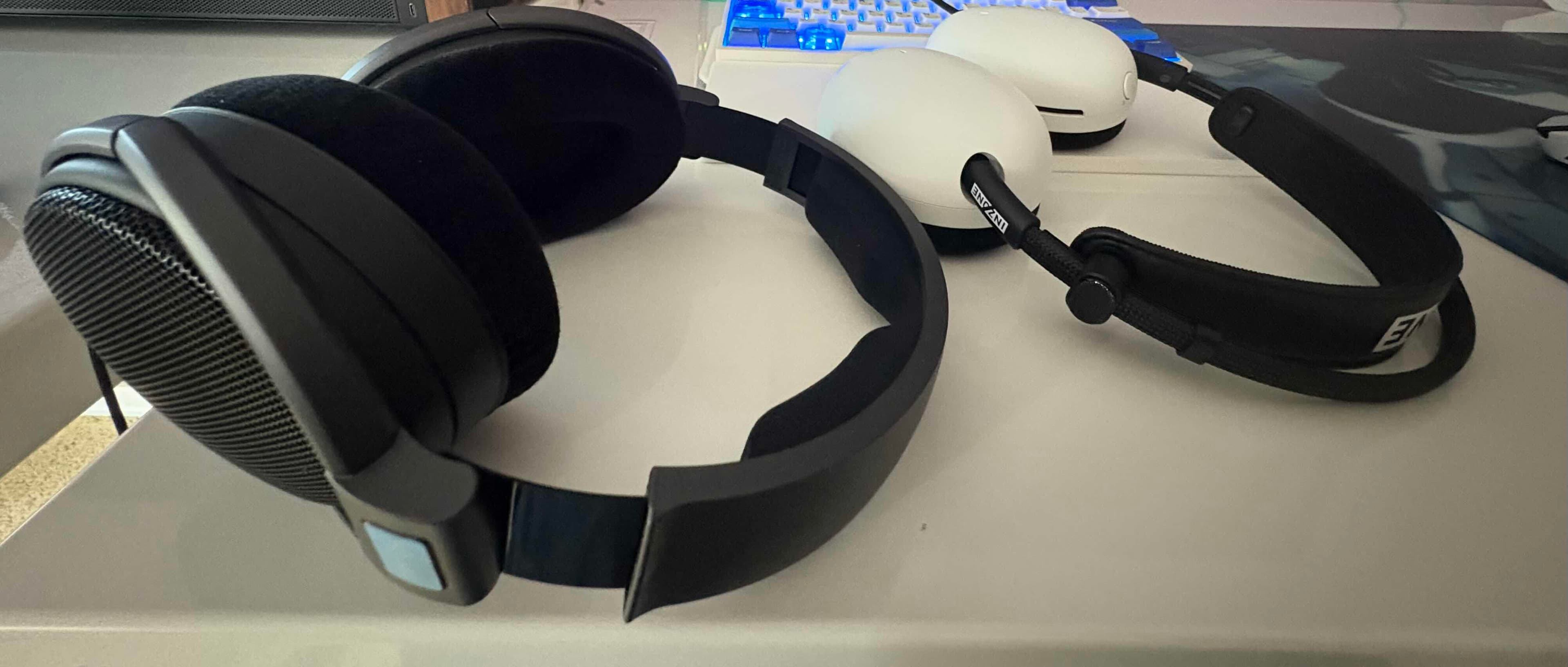 Sennheiser Headphones and Sony Headset HD600 and Inzone H9 II